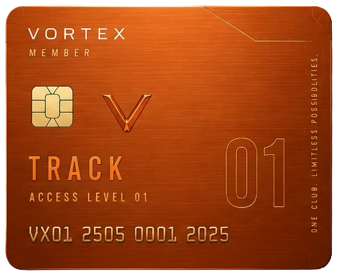 VORTEX Track membership card