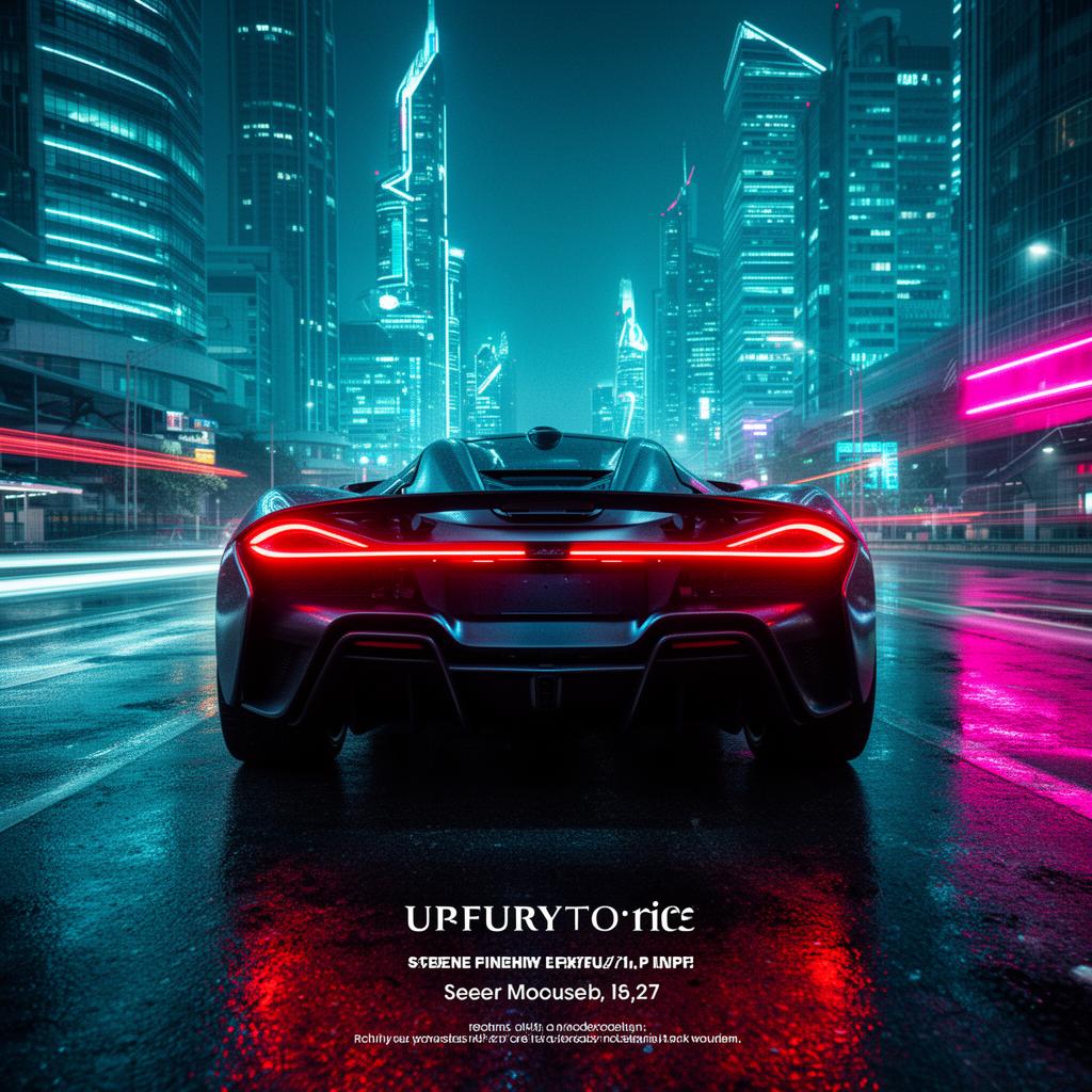 Night Session — hypercar in city lights